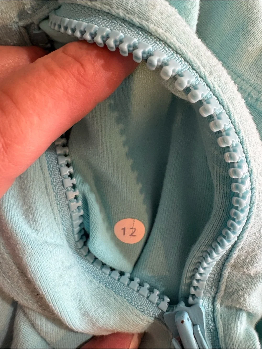 lululemon athletica Light Aqua Full-Zip Jacket